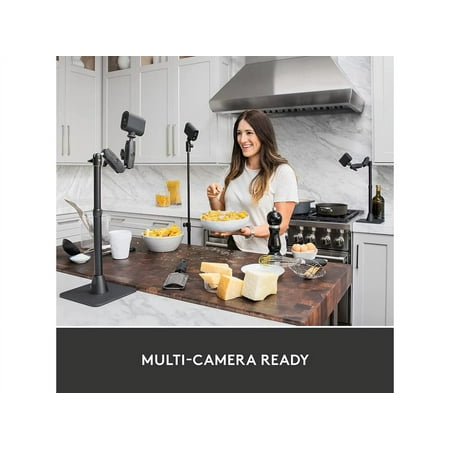 Logitech - Mevo Start Live Streaming Camera 3-Pack HD Action Camera - Black