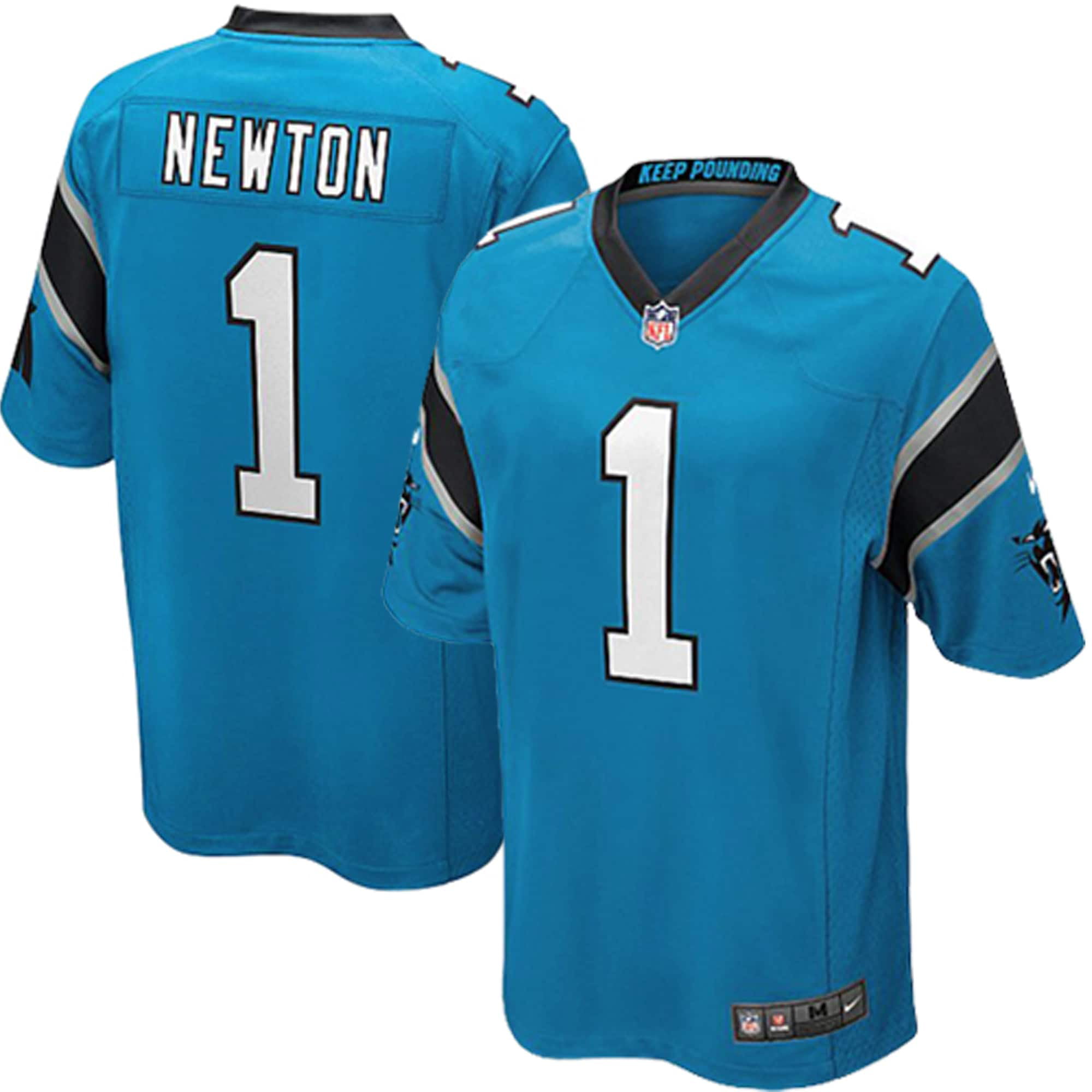 panthers all blue jersey