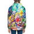 Kids Mario Hoodie Novelty 3d Printed Pullover Hooded Long Sleeve