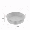 thumbnail image 4 of 2 Piezas Olla De Silicona Revestimiento Para Freidora Horno Gris Rosa, 4 of 5