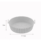 thumbnail image 4 of 2 Piezas Olla De Silicona Revestimiento Para Freidora Horno Gris Rosa, 4 of 5