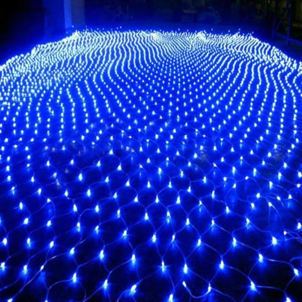 Solar Net String Lights, 1.1mx1.1m 100LED Solar Outdoor String Lights Backyard Patio Net Light Balcony Fence Mesh Fairy Light String Waterproof