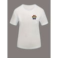 thumbnail image 3 of Women's Plus Size Casual Printed Short Sleeve T-Shirt Summer Crew Neck Tops 100%Cotton Women Clothing, 3 of 7