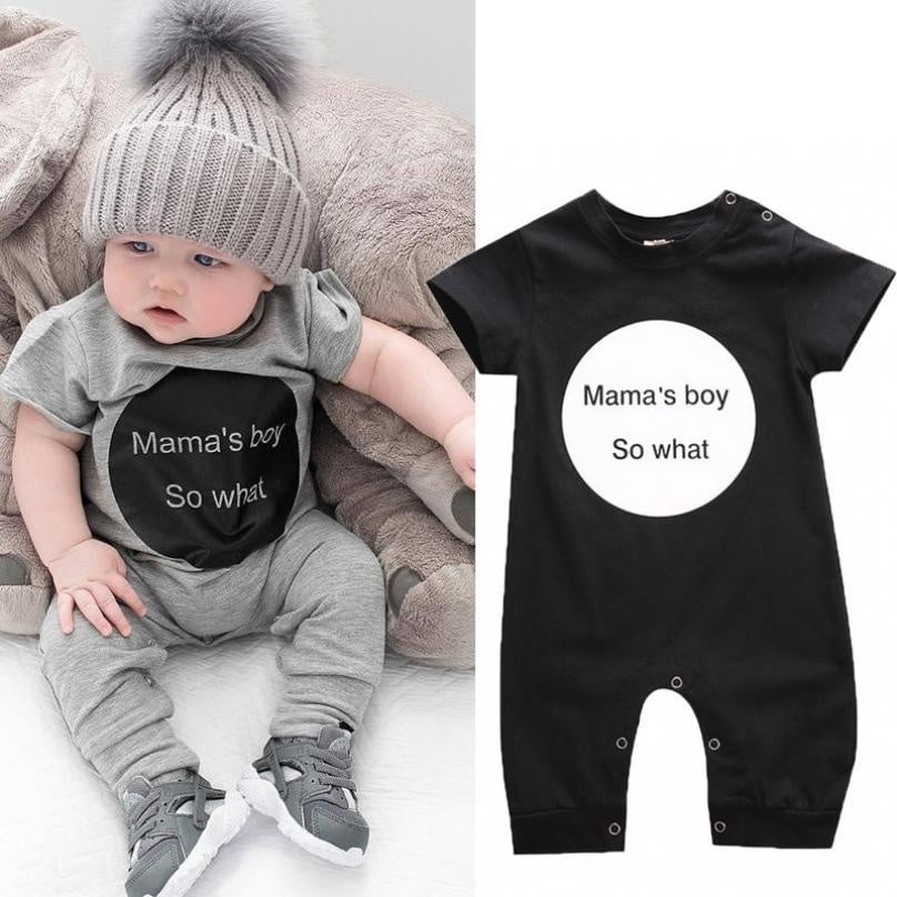 mama's boy newborn outfit