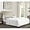 Beige, variant on Rosevera Atherine Upholstered Bed Frame/Fabric Upholstered Bed Frame with Adjustable Headboard/Chesterfield-Styled/Rolled Head/Wood Slat Support/Easy Assembly,Queen, Beige
