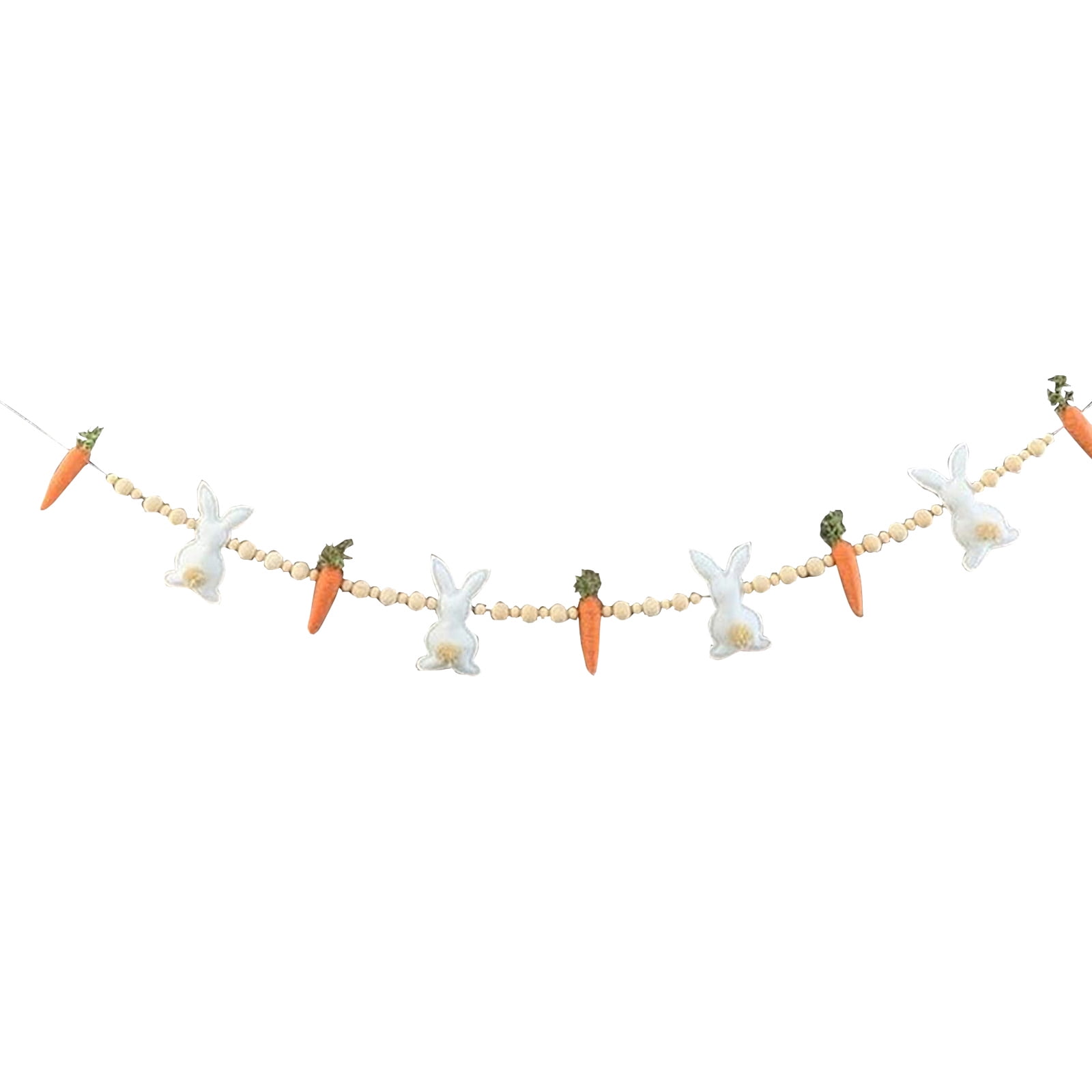 GadgetVLot Easter Bunny Carrot Garland Spring Easter Decoration Stuffed ...