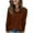 Coffee, variant on gakvbuo Pullover Sweater for Women V Neck Long Sleeve Shirts Dressy Casua Lightweight Fall Tunic Blouses Tops Ribbed Knitted Sweaters Outfits