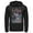 Black, variant on Men's Batman Joker Vintage Card Pull Over Hoodie Black 3X Large