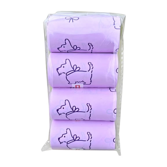 Dog Poop Bags, Scented Leakproof Extra Thick Pet Waste Disposal Rolls Outdoor Walking Travel Sanitary Trash Refill Heavy Duty Sturdy Durable Bags Dogs Cats 60pcs