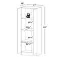 thumbnail image 3 of Prepac Armoire de Rangement Profonde en Bois Manufacturé Blanc avec Étagères Ajustables, 3 of 10