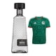 thumbnail image 1 of Tequila 1800 Añejo Cristalino 700 ml + Jersey Verde M, 1 of 3