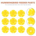 thumbnail image 4 of MasteelfCA 20pcs Hummingbird Feeder Replacement Flowers Plastic Bird Feeder Flowers Feeder Parts, 4 of 8