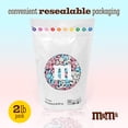 thumbnail image 4 of M&M'S Gender Reveal Milk Chocolate Candy, Baby Shower or Reveal Party Candy, 2lb Resealable Bulk Bag, 4 of 10