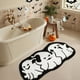 thumbnail image 4 of Alfombras de baño, alfombras para sala de estar, alfombra de área, tapete de baño, tapetes de piso de alta densidad para entradas de baño y cocina, tapetes absorbentes para puertas de entrada, tapetes, 4 of 6