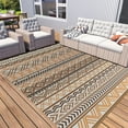 thumbnail image 3 of Outdoor Rug Carpet x ft Colorful Patio RugsBoho Reversible RV Camping Rug Mat for Camper Balcony Backyard Picnic Deck Rug Portable Colorful, 3 of 5