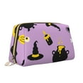 thumbnail image 2 of Salouo Cute Halloween Pattern Large Cosmetic Bag,Portable Travel Makeup Bag Makeup Brush Organizer Cosmetics Pouch Large Capacity Travel Makeup Case Organizer, 2 of 8