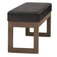thumbnail image 4 of Pemberly Row 44" Large Ottoman Bench in Tanners Brown Faux Leather, 4 of 8
