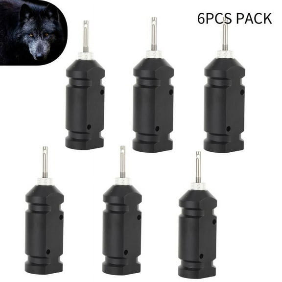 6pcs Trip Alarm Perimeter Trip Wire Alarm Device 360 Degree Coverage Early Warning Security System Reusable Device for Camping Security