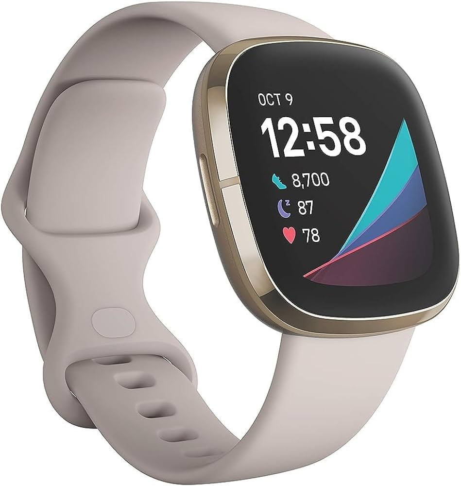 Fitbit versa peach rose gold aluminium sales