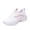 Pink, variant on NOKIO Women's Fashion Sneakers 𝖫a𝖼e Up We𝖽ge Sport Shoes Lightweight Non S𝗅ip Walking Shoes Wide Width Running Shoes Breathable Comfortable Athlet𝗂c Shoes for Summer and Autumn