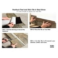 thumbnail image 5 of Bare Decor FlexRock Grey Pearl Peel and Stick Tile in Real Quartzite Stone, 9 Sq Ft, 5 of 5