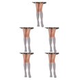 thumbnail image 1 of Qarigey Calcetines a rayas hasta el muslo Estilo simple Juegos deportivos Calentadores Día de San Valentín Mujeres Accesorios para diario Type2, 1 of 6