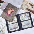 thumbnail image 4 of 2PCS 4 Inch PU Leather Photo Album Gray Photocard Binder Picture Holder 128 Pockets Family Wedding Film Photo Paper Book Card Memory Collector Postcards Artwork Display Storage Supplies, 4 of 9