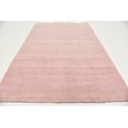 thumbnail image 2 of Unique Loom Solid Gava Solid Gava Rug , 6' 7" x 9' 10" ,Pink, 2 of 7