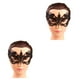 thumbnail image 2 of Minnieouse Gargantilla de vampiro cubre piedras preciosas negras erógenas diseño ahuecado pieza facial ancha para Cosplay costumbres exóticas para fiesta M022 2piezas Minnieouse CBP201218, 2 of 5