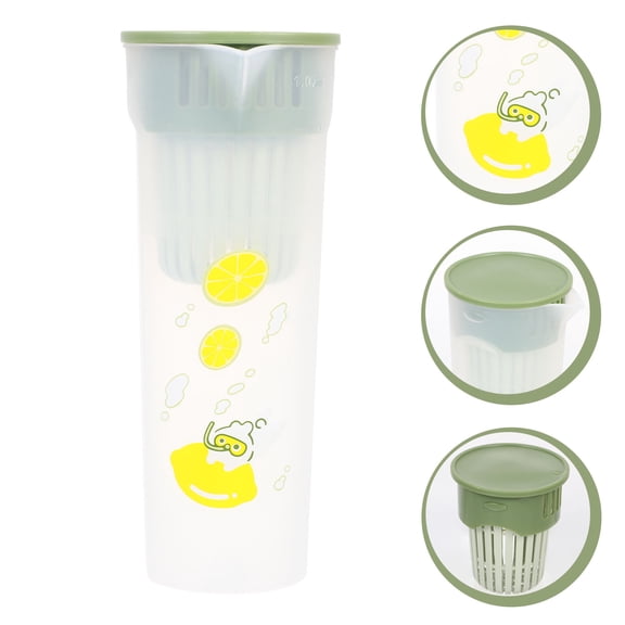 OULII Back to School Household Kettle Cold Water Pitcher Plastic Storage for Liquids 1Pack