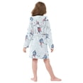 thumbnail image 7 of FORMRS Niños Bathrobe Unisex Hooded Robe Soft Plush Pajamas Sleepwear, Size 2-3T, Hockey Action Zone, 7 of 7