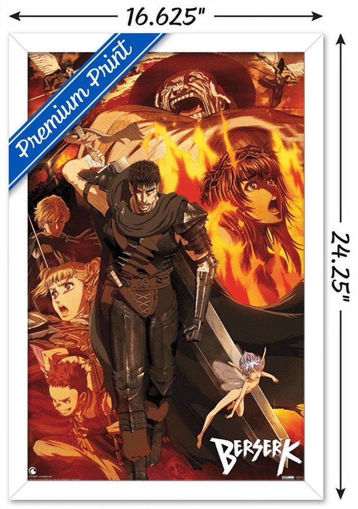 ポスター Berserk F6 board 8sets (all new) Berserk - Group Wall Poster, 14.725