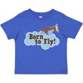 thumbnail image 3 of Inktastic Airplane Future Pilot Born to Fly Boys Toddler T-Shirt, 3 of 5