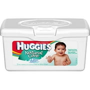 HUGGIES - Natural Care Fragrance-Free Baby Wipes, Pop-Up Tub