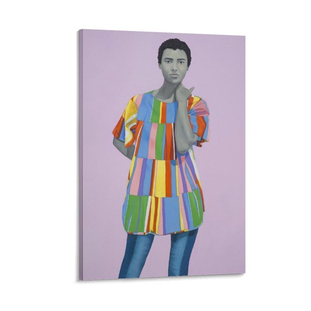 Póster de Amy Sherald, retrato, pintura, imagen impresa, lienzo, póster, pintura de pared, carteles artísticos, decoración, obras de arte modernas para el hogar, regalo, 12 x 18 pulgadas (30 x 45 cm)