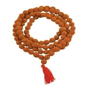 Global Desi Rudraksha Jaap Mala 108 Beads 8 MM Bead Size