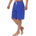 thumbnail image 5 of NOMADIC NOOK Men's Summer Holiday Drawstring Waist Solid Beach Board Shorts 2 Pack, 5 of 6