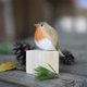 thumbnail image 5 of Decoración del hogar, adornos de pájaros de madera tallados, adornos artesanales, adornos de pájaros de madera, parte superior de la línea, 5 of 8
