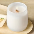 thumbnail image 4 of Better Homes & Gardens Intense Salted Coconut Mahogany Scented Wooden 1-Wick Glass Jar Candle 14.5oz, 4 of 7