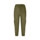 thumbnail image 4 of ICHUANYI Clearance Women Workout Out Leggings Stretch Waist Button Pocket Yoga Gym Cropped Trousers(Army Green, S) ICHUANYI WER2023080701530, 4 of 7