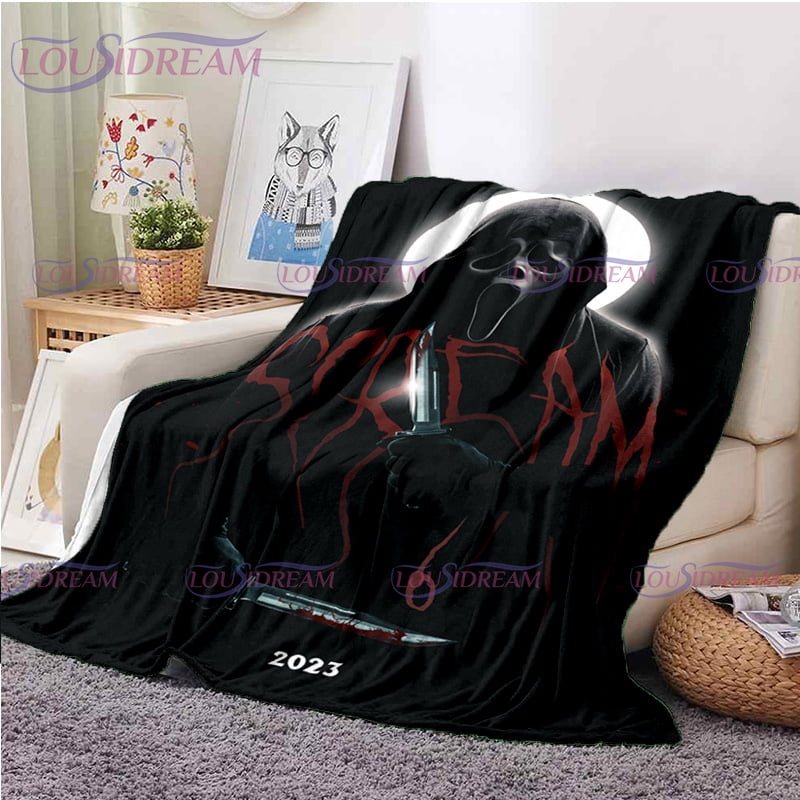 Newest Horror Scream 6 Movies Printed Blanket Warm Thin Blanket Flannel  Soft and Comfortable Home Travel Blanket Birthday Gift - Walmart.com