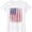 White, variant on USA Flag 4th July American Red White Blue Star Stripes 4 Day Gift T-Shirt