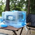 thumbnail image 5 of Cubo de agua portátil para exteriores, contenedor de agua con grifo sin fugas, gran capacidad para acampar, cocinar, Picnic, senderismo, 6/8/13/18L, 5 of 5