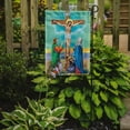 thumbnail image 2 of Jesus on the Cross Crucifixion Garden Flag, 2 of 3