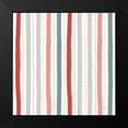 thumbnail image 2 of Marshall, Laura 12x12 Black Modern Framed Museum Art Print Titled - Christmas Village Pattern VII, 2 of 5