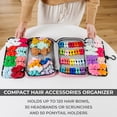 thumbnail image 4 of Organizador de lazos para el cabello SAZY COLLECTIONS 2 en 1, diadema y lazo, 4 of 6