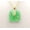 light green, variant on Jadeite jade/chalcedony elephant pendant, made of pure silver and gold inlaid with jade, symbolizing auspiciousness, strength, and wisdom, and offering blessings