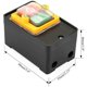 thumbnail image 4 of Interruptor de botón, AC220V/380V 10A Interruptor de botón de control de energía monofásico/trifásico a prueba de agua, botón de control de encendido/apagado con carcasa, interruptor de, 4 of 5
