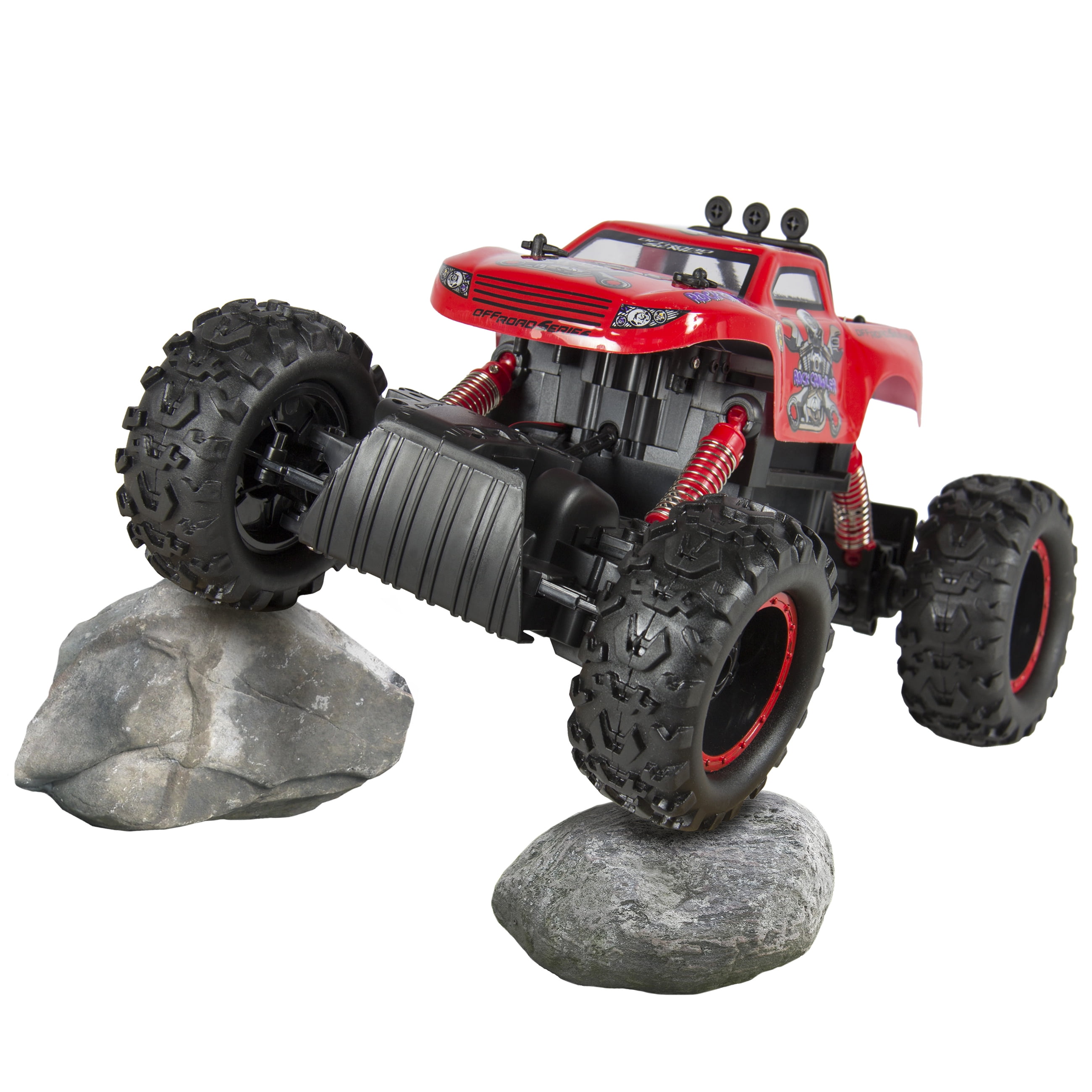 red remote control monster truck