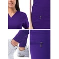 thumbnail image 5 of Adar Pro Flawless Plus Scrub Set For Women - Elevated V-Neck Top & Jogger Scrub Pants, 5 of 7